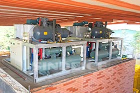 東莞屠宰場 3臺日產8噸片冰機